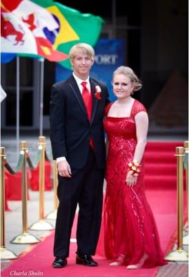 Hunter & Lindsey at Prom. My oldest grandchild and he has already moved and started college. He's pretty special.