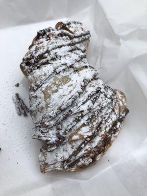 Lobster tail with hazelnut filling