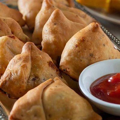 Potato and English Pea Samosas!