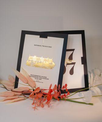 Stylish Print Foil Stamping and Letterpress