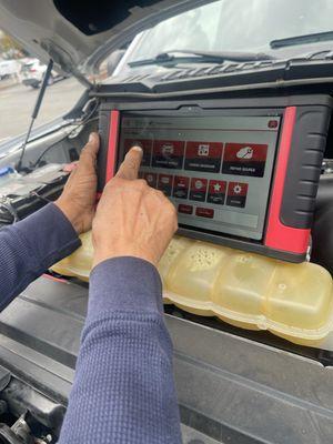 Complete auto diagnostics
