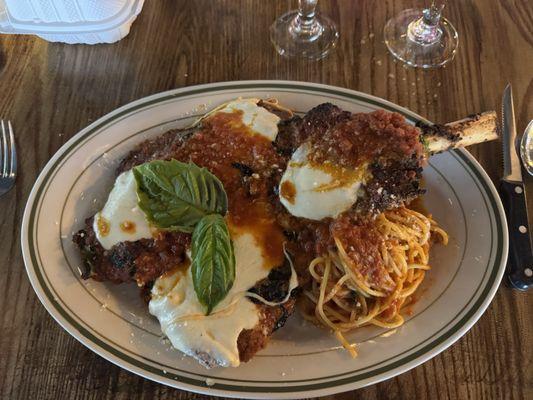 Bone in veal parm