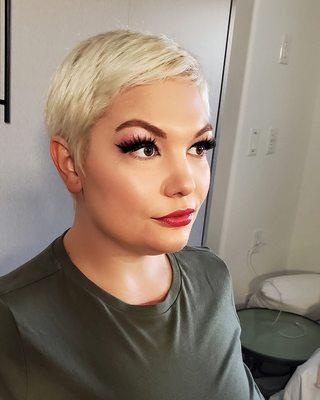 Photoshoot Makeup Application with Lashes