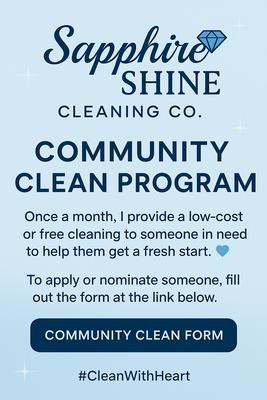 Sapphire Shine Cleaning