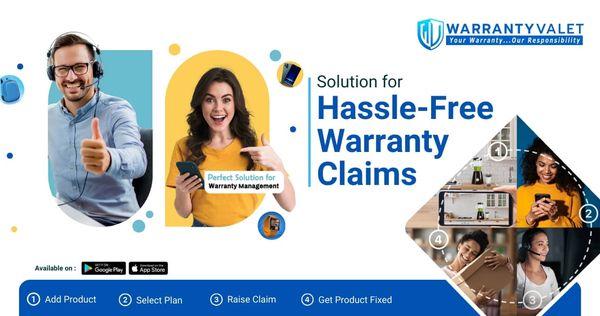 Warranty Valet® will handle your warranty claims with the manufacturer.
Sign up for a better Claim Experience!