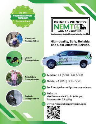 Prince & Princess NEMT and Consulting