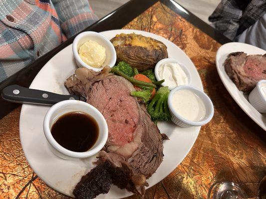 Prime rib dinner