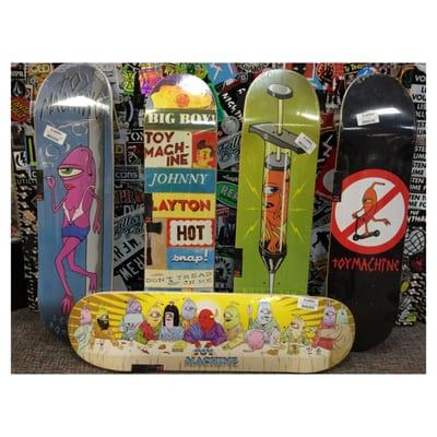 Skate decks always on point at Utility Board Shop!
