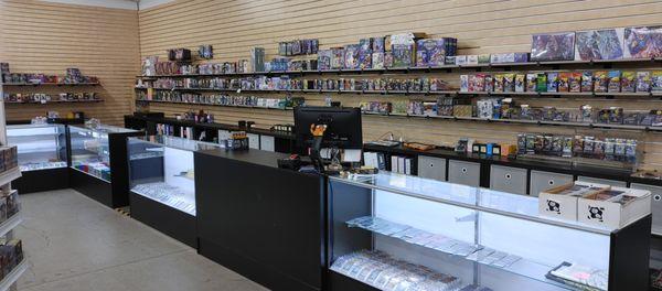 Many tcgs supported and singles.