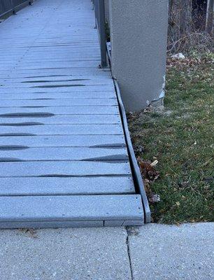 My neighbors Trex that was installed the same way a few years before. This is how mine will look.