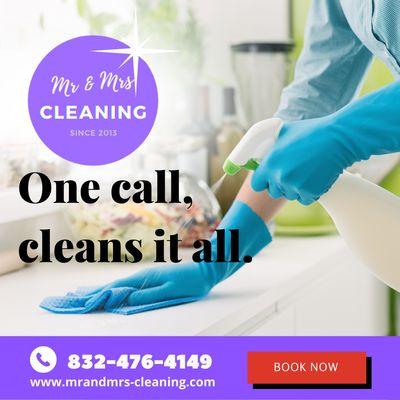 Mr & Mrs Cleaning