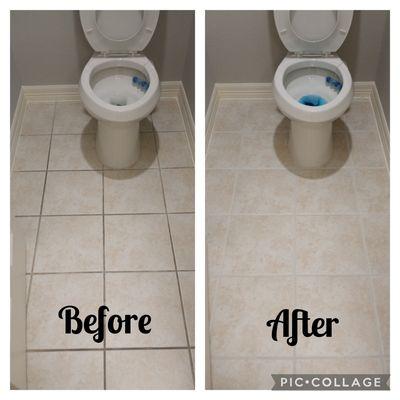 Cleaned and colored sealed