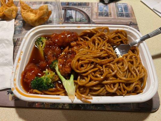 There was more but I couldn't help and dig in before the picture!