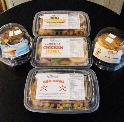 Grab and go healthy meals and muffins!