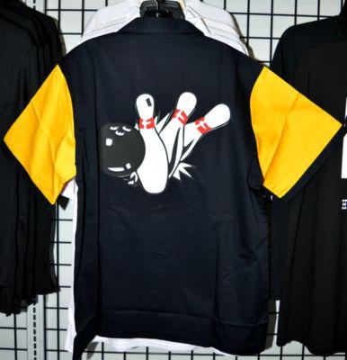 Heat pressed bowling shirts!