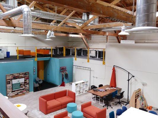 West Mezzanine on 2nd Floor Dedicated Space for 6-8 people