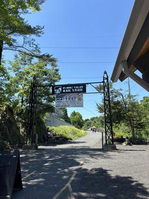 5/24/2024 entrance from walkway over the hudson
