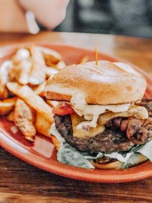 Bacon Avocado Ranch Burger: Basically everything you ever want a burger to be.