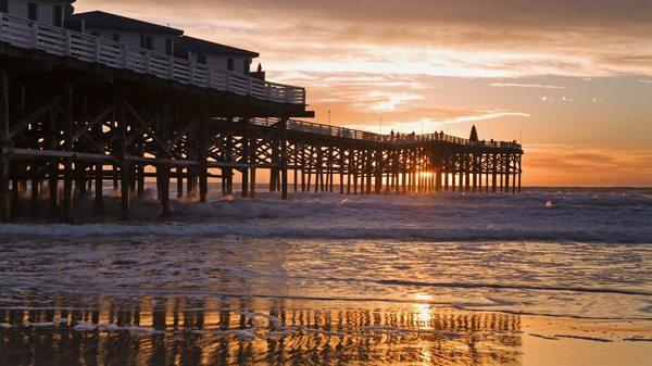 Crystal Pier Sunset