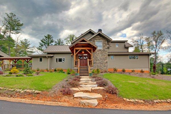 Timber frame home in upstate SC