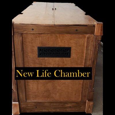 Sustainable Funeral's New Life Chamber uses Alkaline Hydrolysis 2.0 process, not the old alkaline hydrolysis, aquamation, chemical process