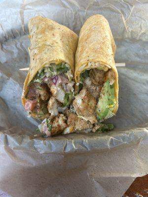 Baja Wrap (Pick Your Protein: Chicken, Short Rib, or Shrimp) with chicken