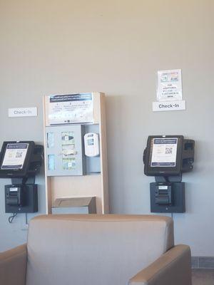 Easy access kiosk to checkin