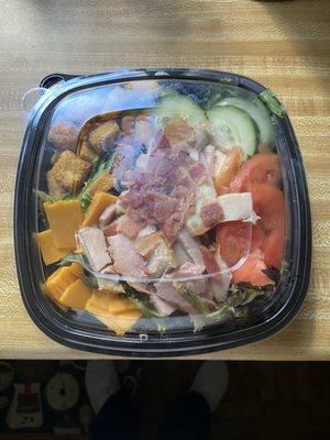 Whole chef salad