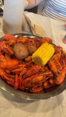 Crawfish with sides