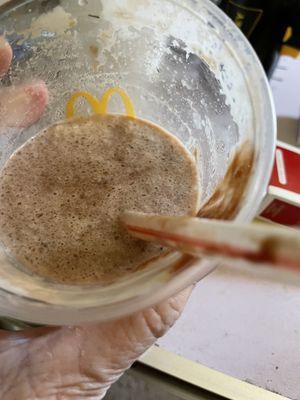 McDonalds Chocolate Milkshake