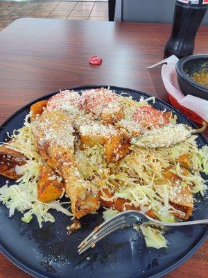 4 Enchiladas plate