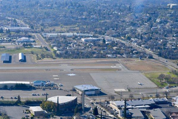 as seen from our chopper