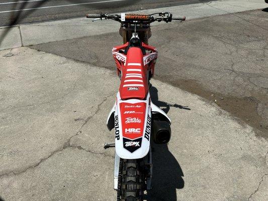 Before vs after @RPracing - 2005 CRF450R