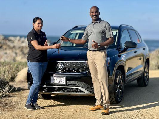 2022 Volkswagen Taos And delivered by the beach