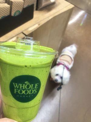 Green and Glowing smoothie