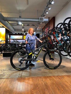 Me and my new mountain bike!