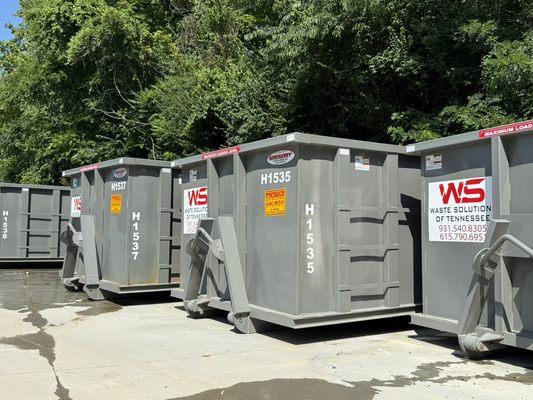 10s and 15s are perfect for home/garage clean outs & small renovation projects.