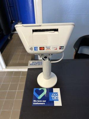 "We accept all types of payments"