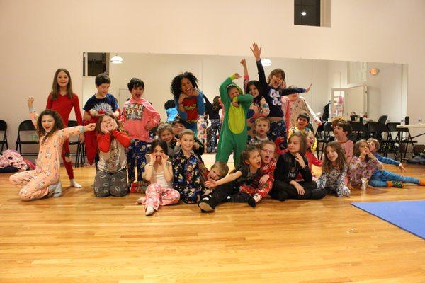 Friday night special events Pajama Party 1/19/18