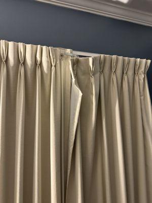 Broken curtains