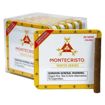 MONTECRISTO WHITE SERIES 20 MINI CIGARILLOS