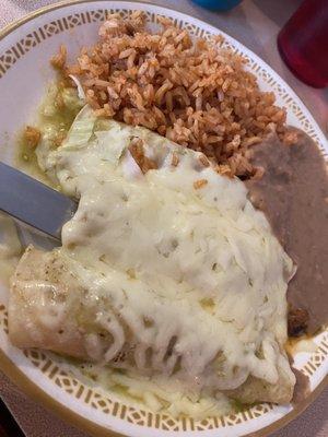 Enchiladas verde