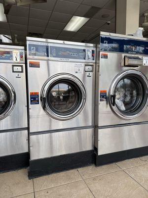 6 load and 4 load washing machines.