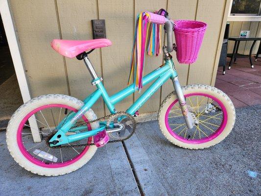 Girls bike