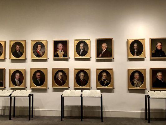 Historical American Portraits in the Second Bank of the United States, Portrait Gallery