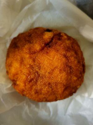 Potato ball stuffed with ground beef