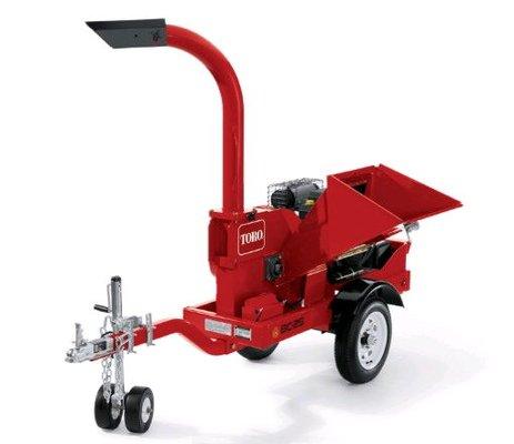 We have towable chippers!