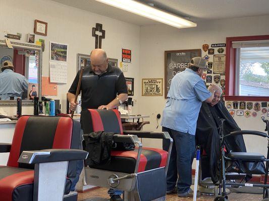 West Davidson Men's Barber Hair Styling