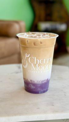 Iced Taro latte