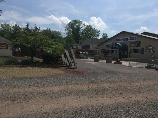 Another larger view of the shared lot